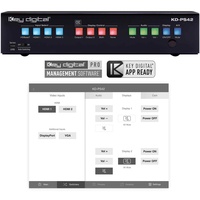 4X2 PRESENTATION SWITCHER - 4 INPUTS 4K/18G WITH 2 MIRRORED HDMI/HDBT OUTPUTS